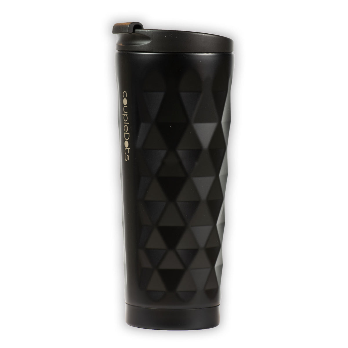 Mamba | Black Matte Travel Coffee/Tea Mug by coupleDots - EcoFreax | Think Bigger.