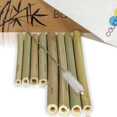 coupleDots Biodegradable Bamboo Drinking Straws - EcoFreax | Think Bigger.