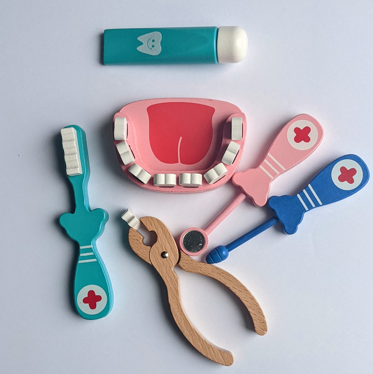 wooden toy dentist set – EcoFreax