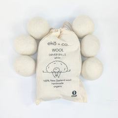 organic softener wool dryer balls (set of 6)