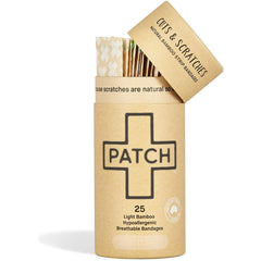 patch natural bamboo adhesive bandages - cuts and scratches