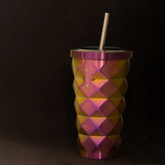 Disco Mug | Travel Mug Tumbler For Hot and Cold Drinks with Straw - EcoFreax | Think Bigger.