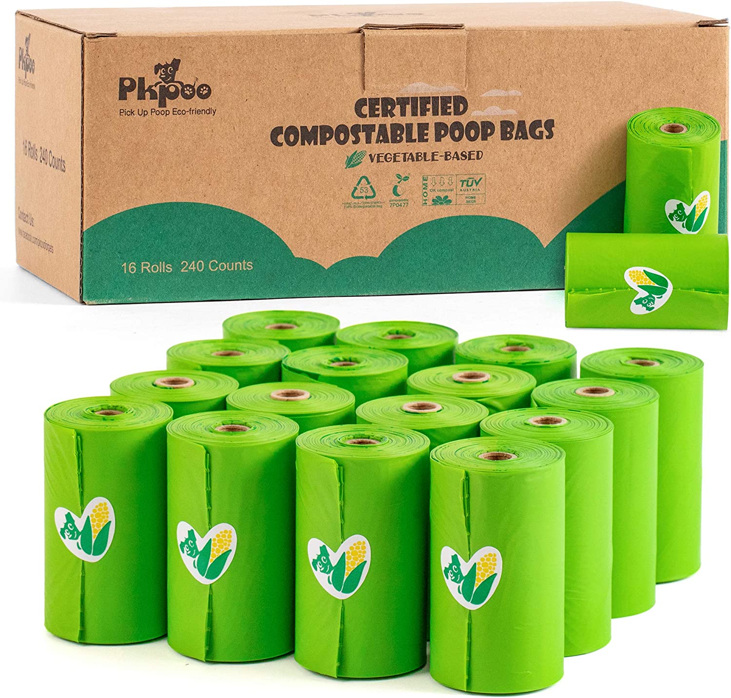 Certified compostable best sale pet waste bags