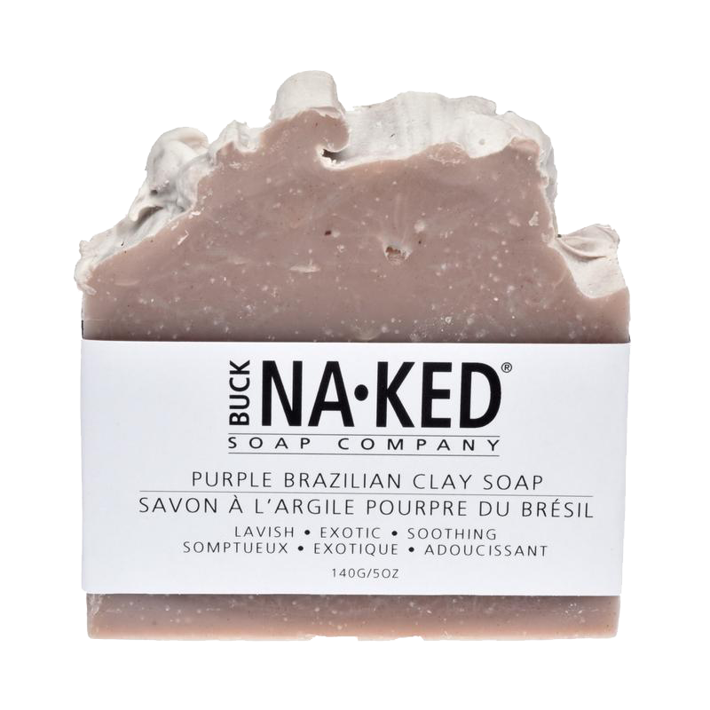 Buck Naked Purple Brazilian Clay Soap - EcoFreax | Think Bigger.