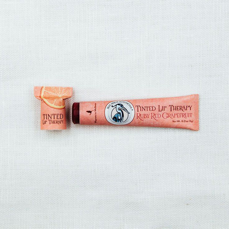 organic lip balm - ruby red grapefruit