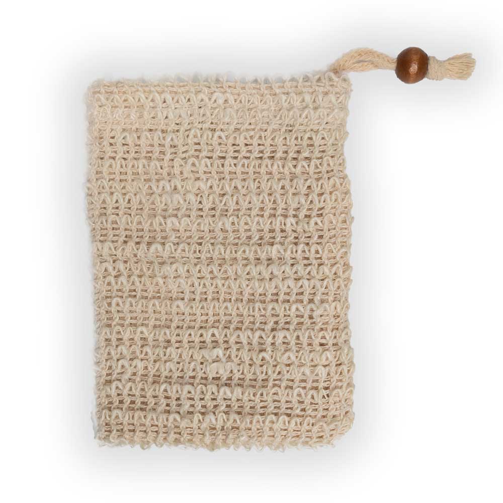 organic sisal solid soap pouch