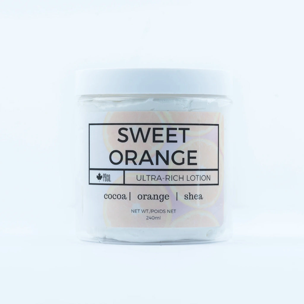 organic ultra rich body lotion - sweet orange