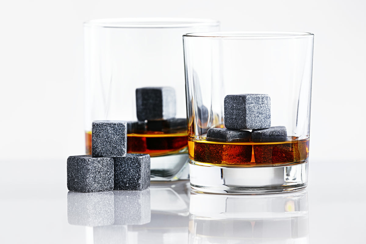 coupleDots Whiskey Stones and Stainless Steel Drinking Straw Set - EcoFreax | Think Bigger.