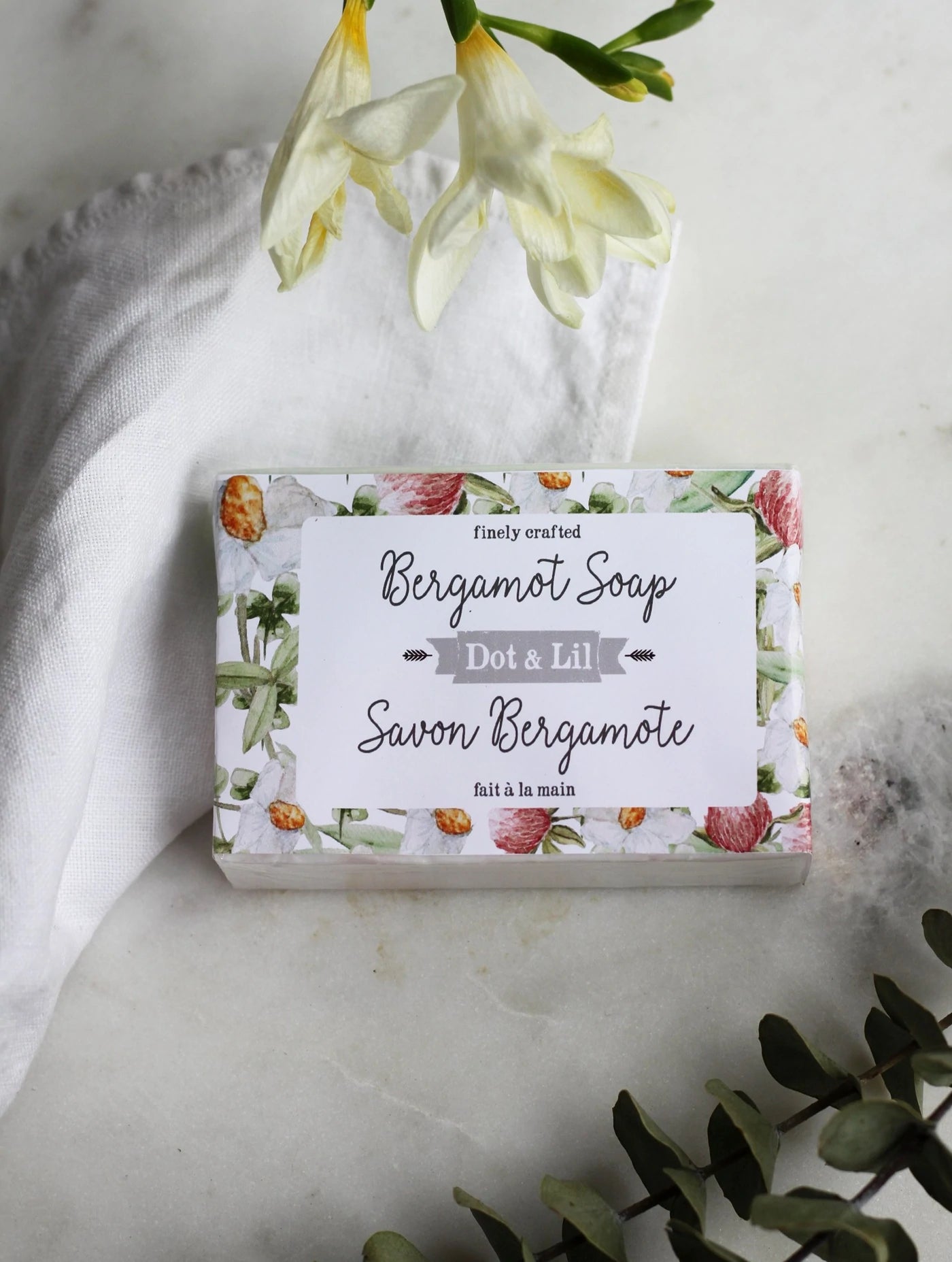 dot & lil bergamot soap