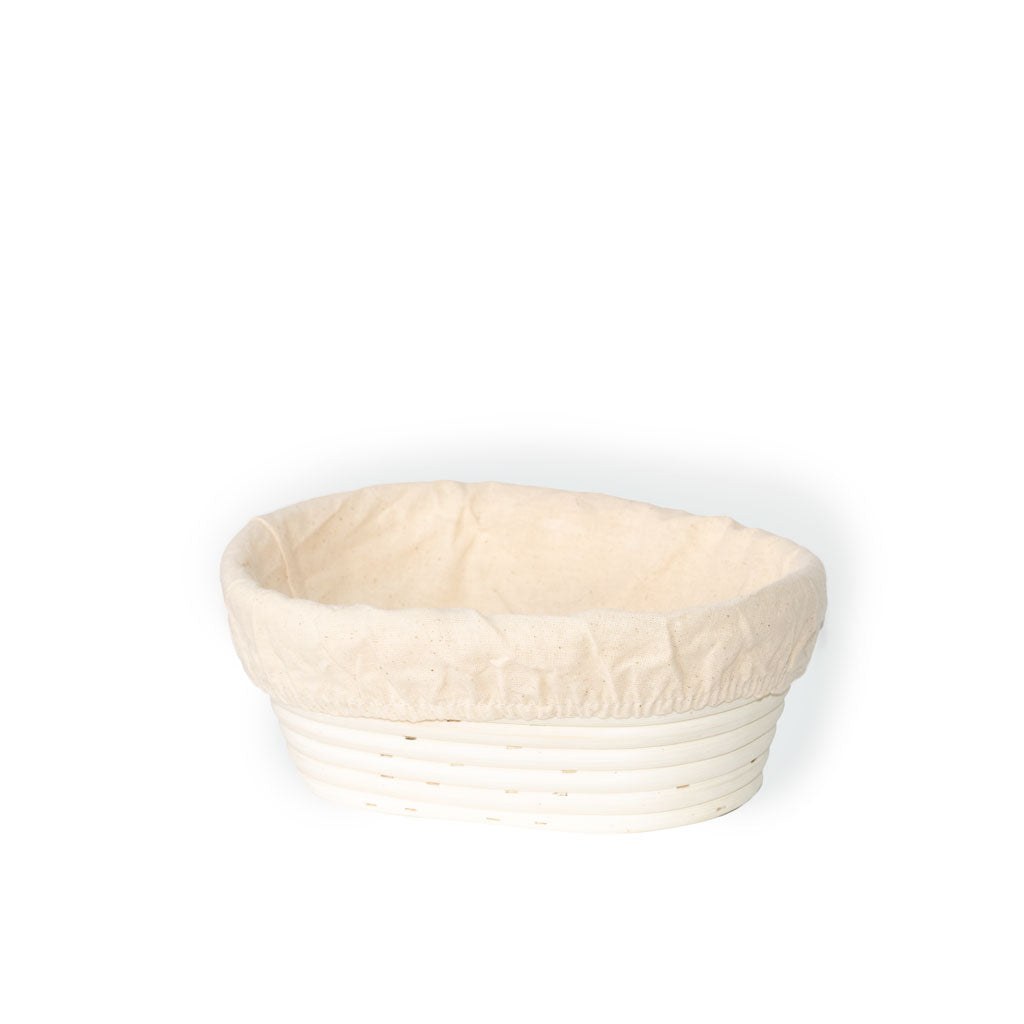 banneton oval bread proofing basket with liner