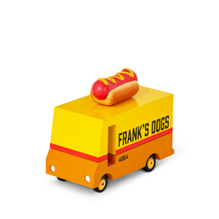 candylab hot dog van - wooden toy car