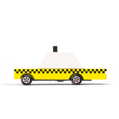 candylab yellow NY taxi - wooden toy car