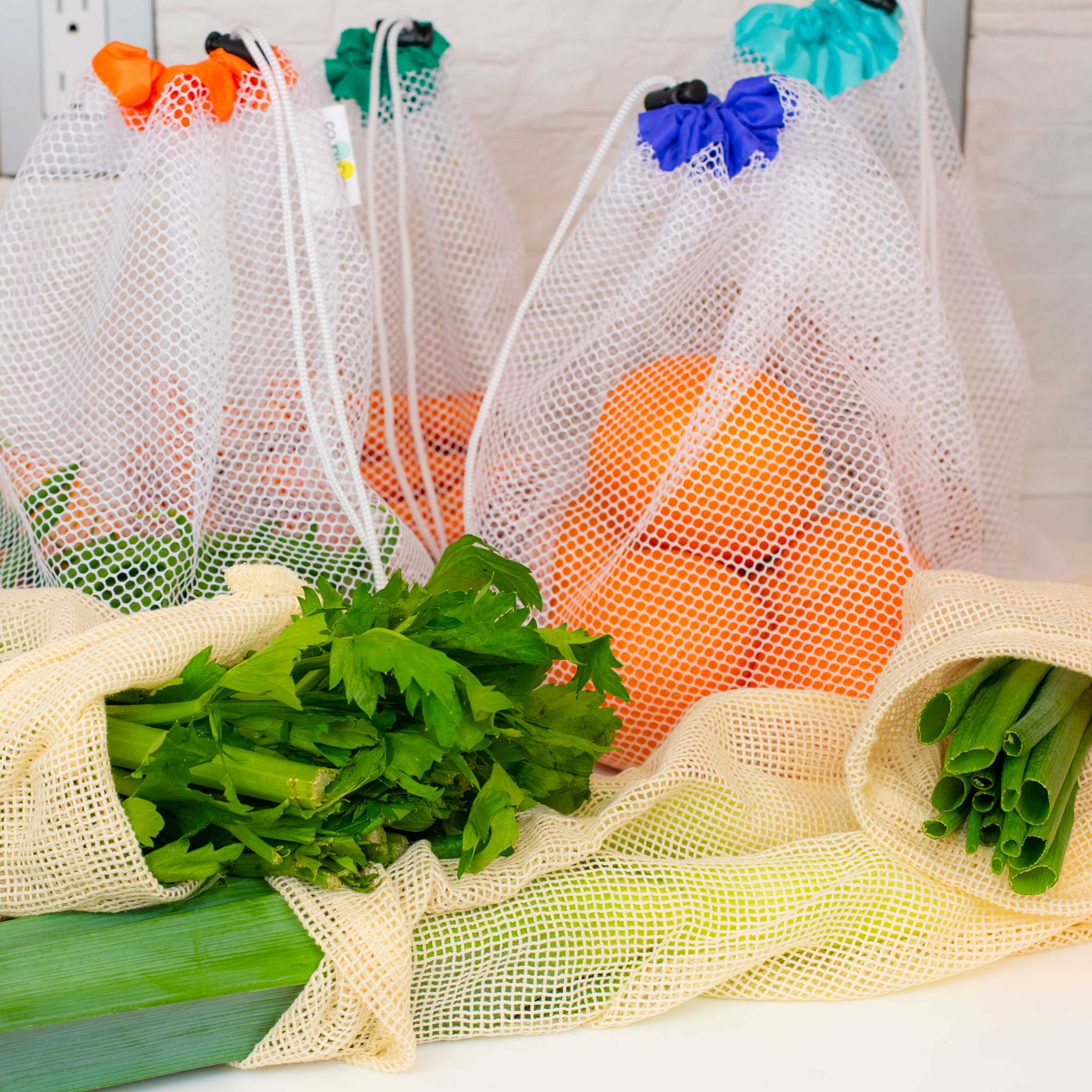 da Sack Reusable Mesh and Organic Cotton  Produce Bags - EcoFreax | Think Bigger.