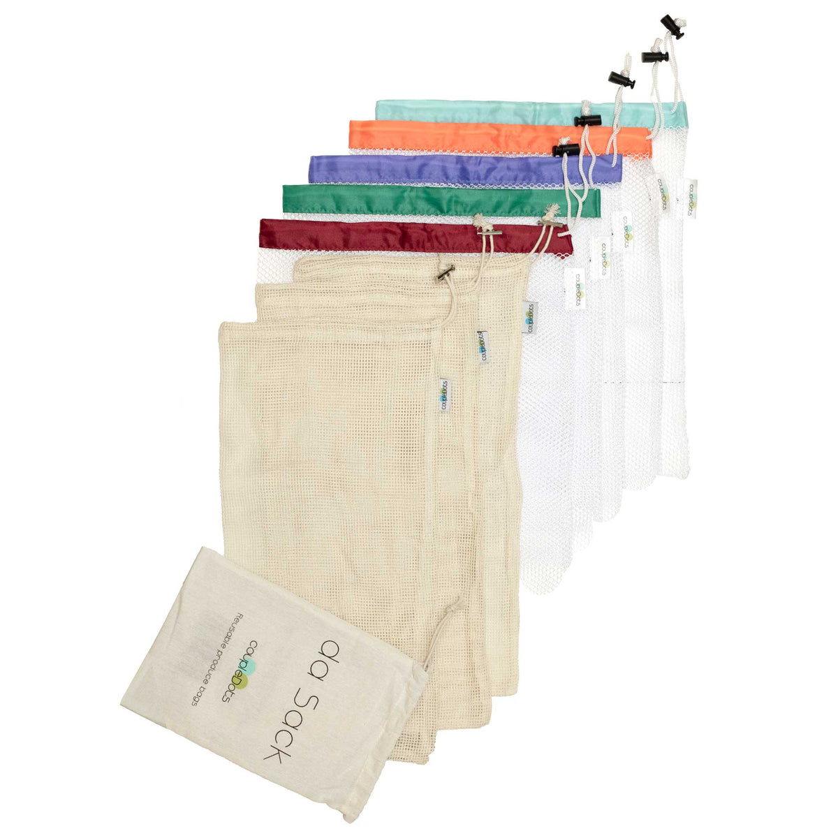 da Sack Reusable Mesh and Organic Cotton  Produce Bags - EcoFreax | Think Bigger.