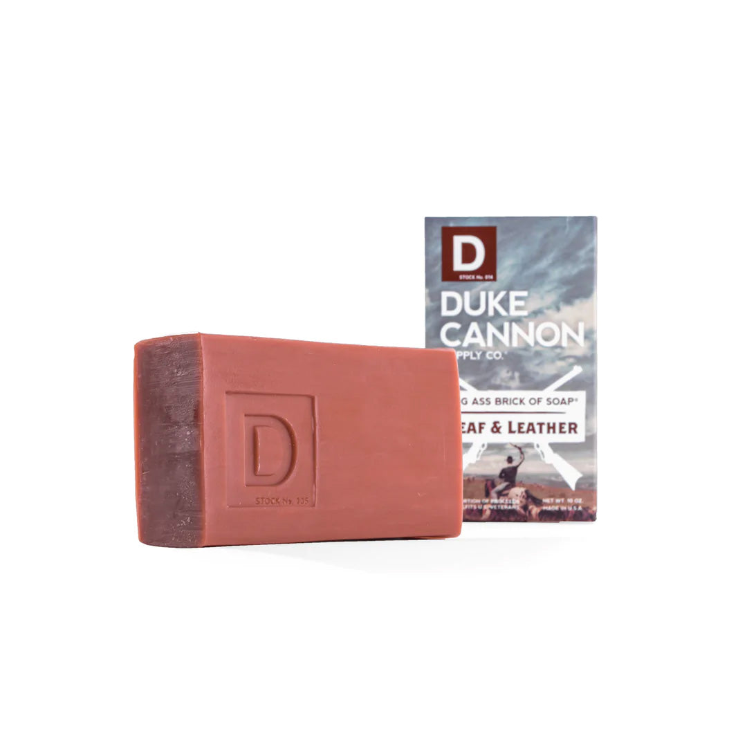 Big Ass Brick of Soap for Men - Leaf & Leather