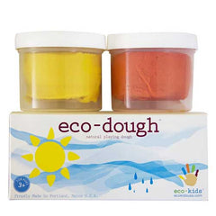 natural eco-dough homemade playdough