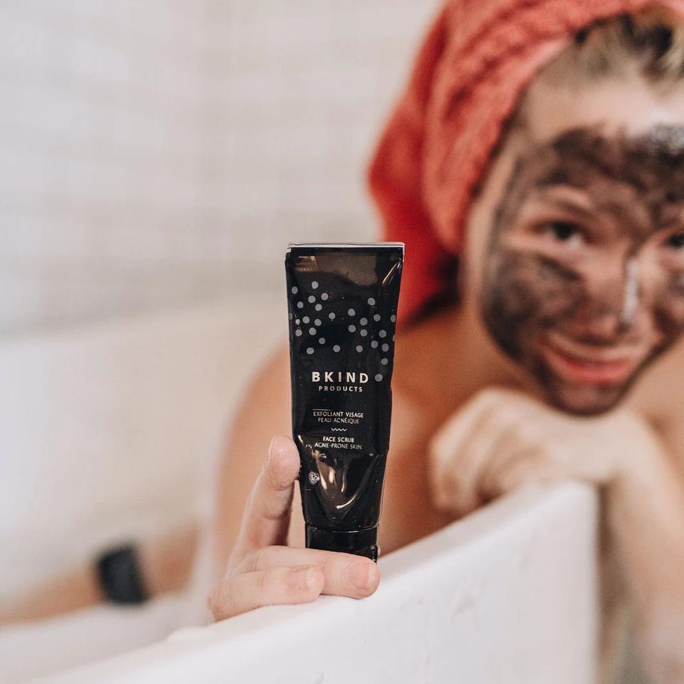 purifying face scrub - charcoal activated