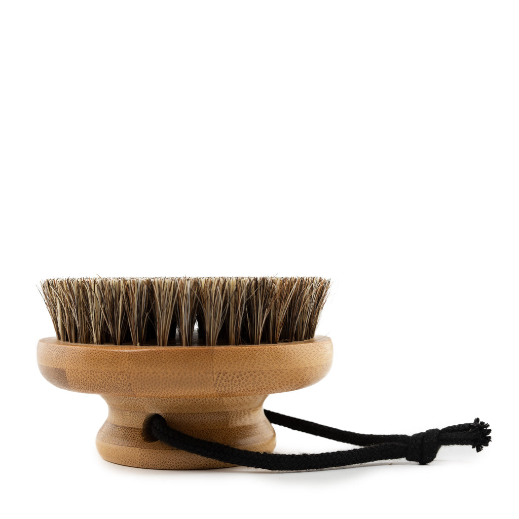 dry brush - round body brush | bamboo + horse bristles