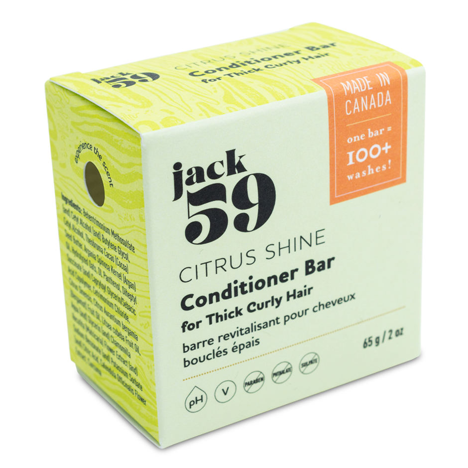 Jack59 citrus shine conditioner bar - box