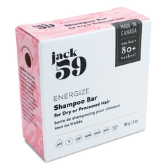 Jack59 Energize Shampoo Bar – Hydrate & Revive Damaged Hair