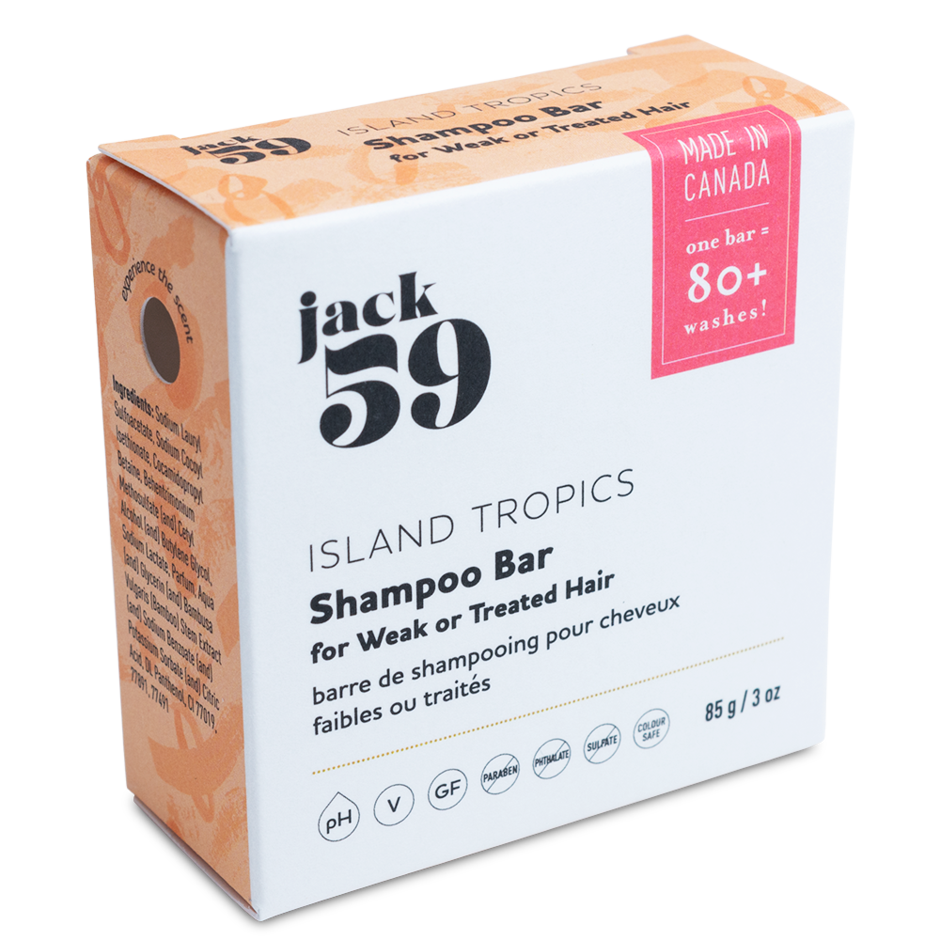 Jack59 Island Tropic shampoo bar - box