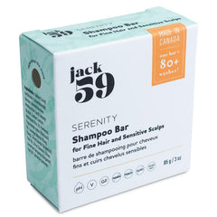 Jack59 Serenity shampoo bar - box