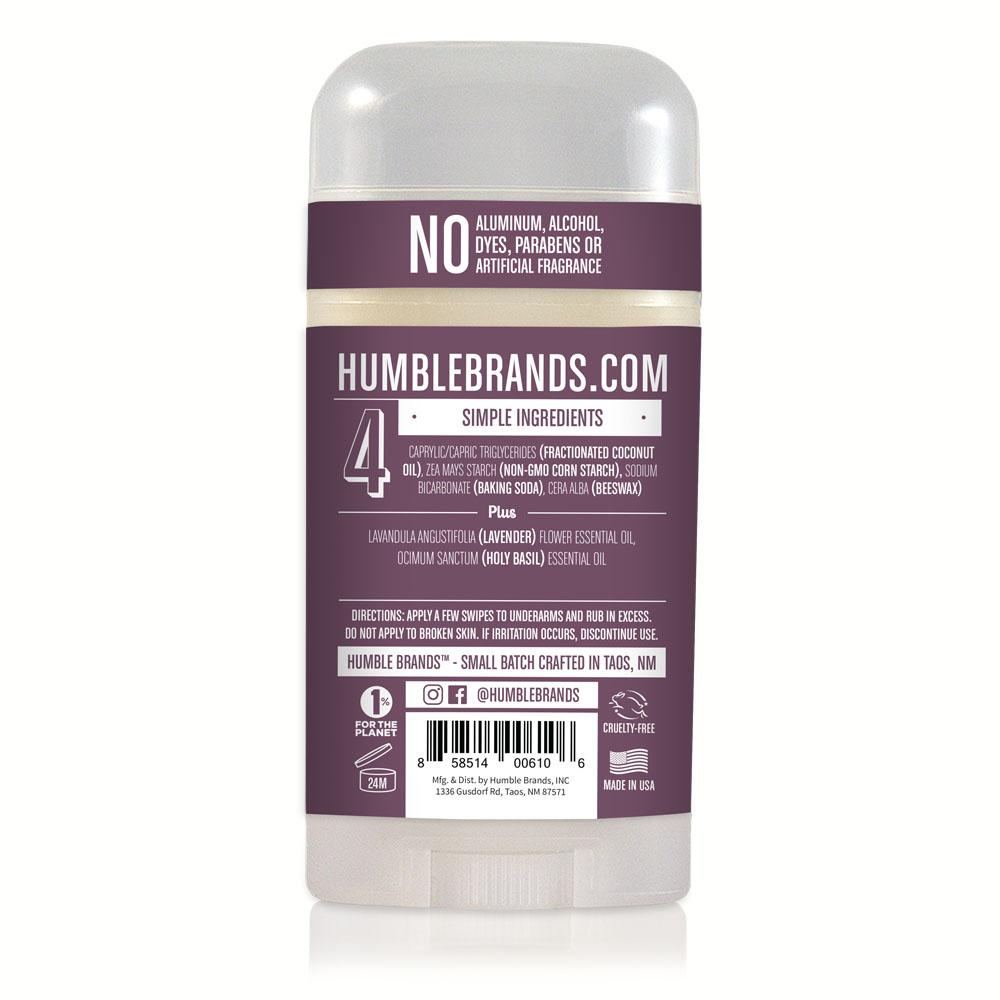 all natural deodorant - lavender & holy basil