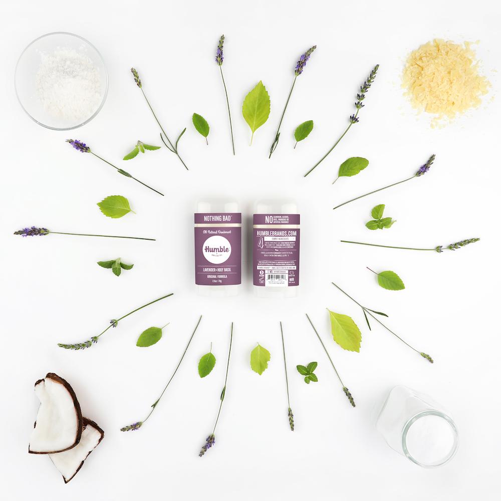 all natural deodorant - lavender & holy basil