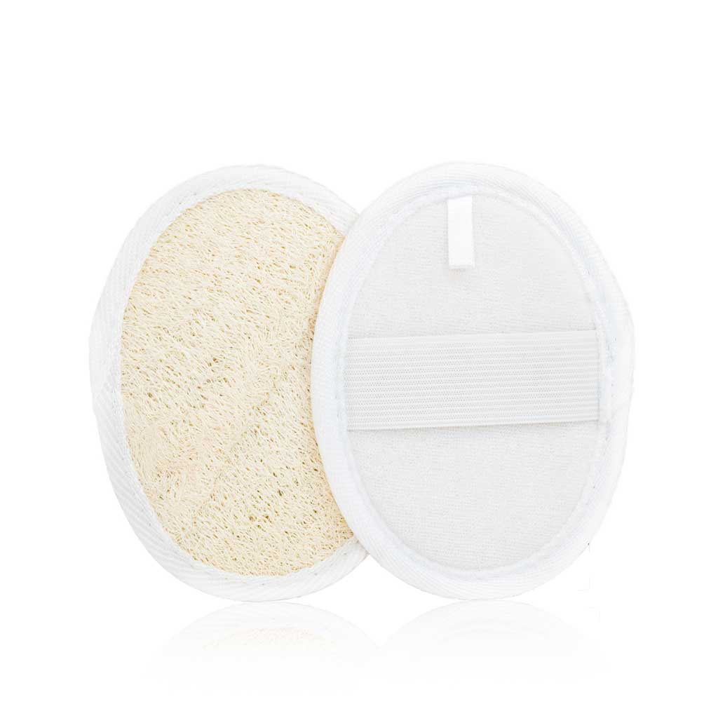 exfoliating loofah pad body scrubber