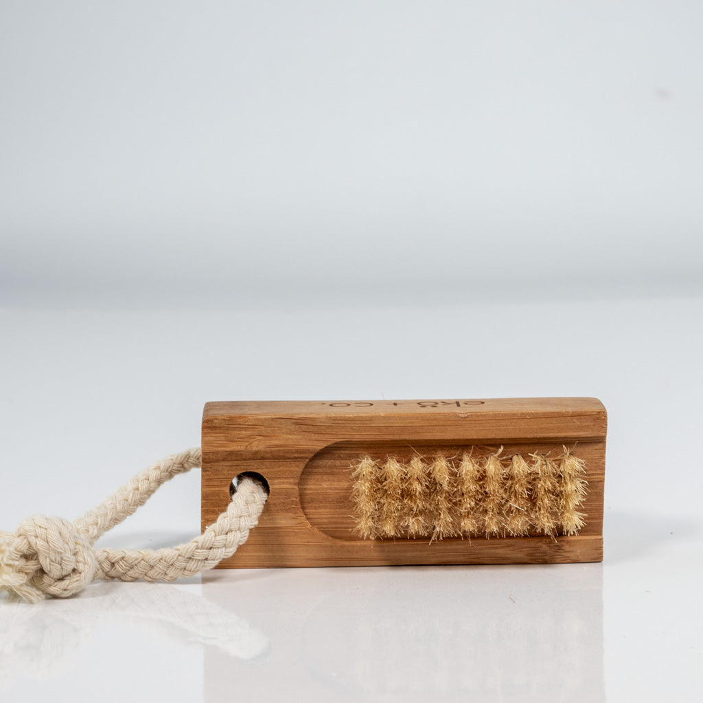 wooden nail brush