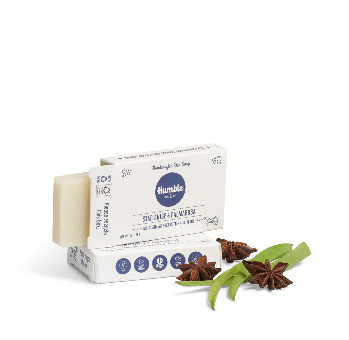 natural soap bar - star anise & palmarosa | humble brands