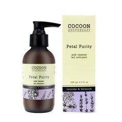 petal purity milk cleanser - all natural vegan face wash