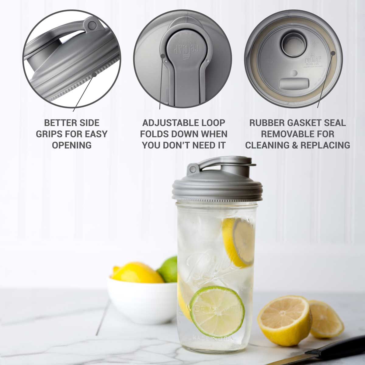 mason jar POUR lid/cap - regular mouth