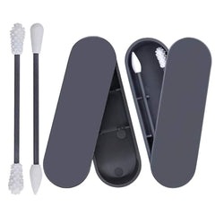 Reusable Ear/Make-Up Swab | 2 PCS Silicone Swabs with Case - EcoFreax | Think Bigger.