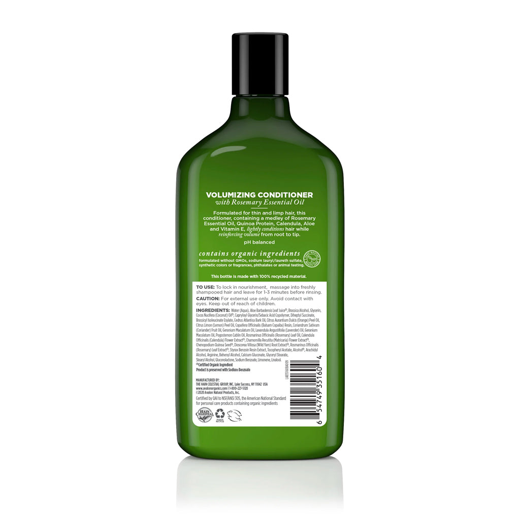 rosemary volumizing conditioner | avalon organics