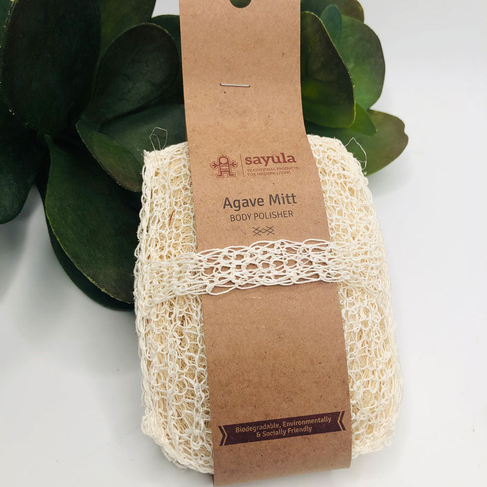 agave exfoliator mitt