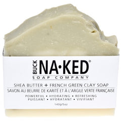 Buck Naked | shea butter & french green clay vegan soap bar - EcoFreax | Think Bigger.