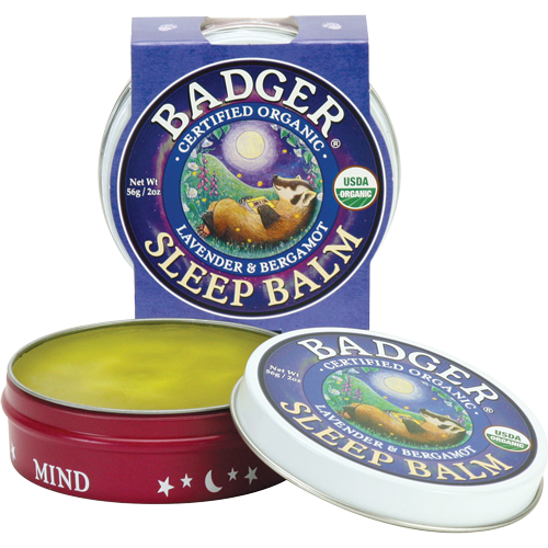 sleep organic balm - lavender & bergamot | badger