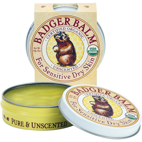 unscented badger balm - sensitive skin moisturizer