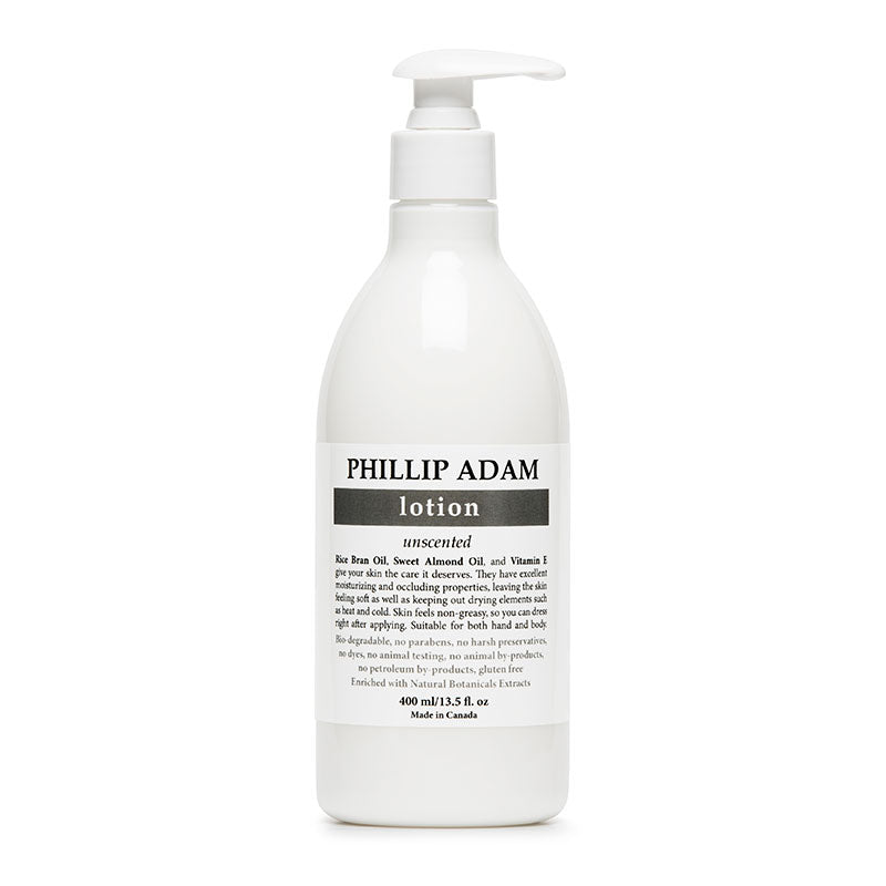 unscented organic hand and body lotion | phillip adam