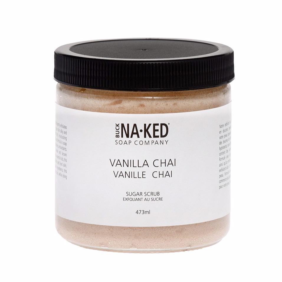 Buck Naked | vanilla chai sugar scrub - EcoFreax | Think Bigger.