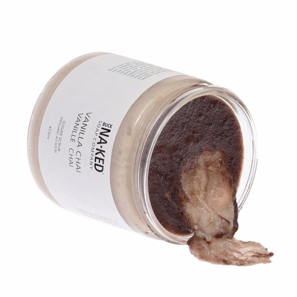 Buck Naked | vanilla chai sugar scrub - EcoFreax | Think Bigger.