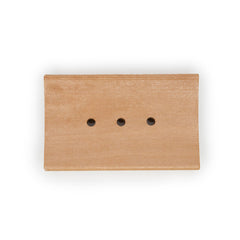 beech wood soap dish - contemporary